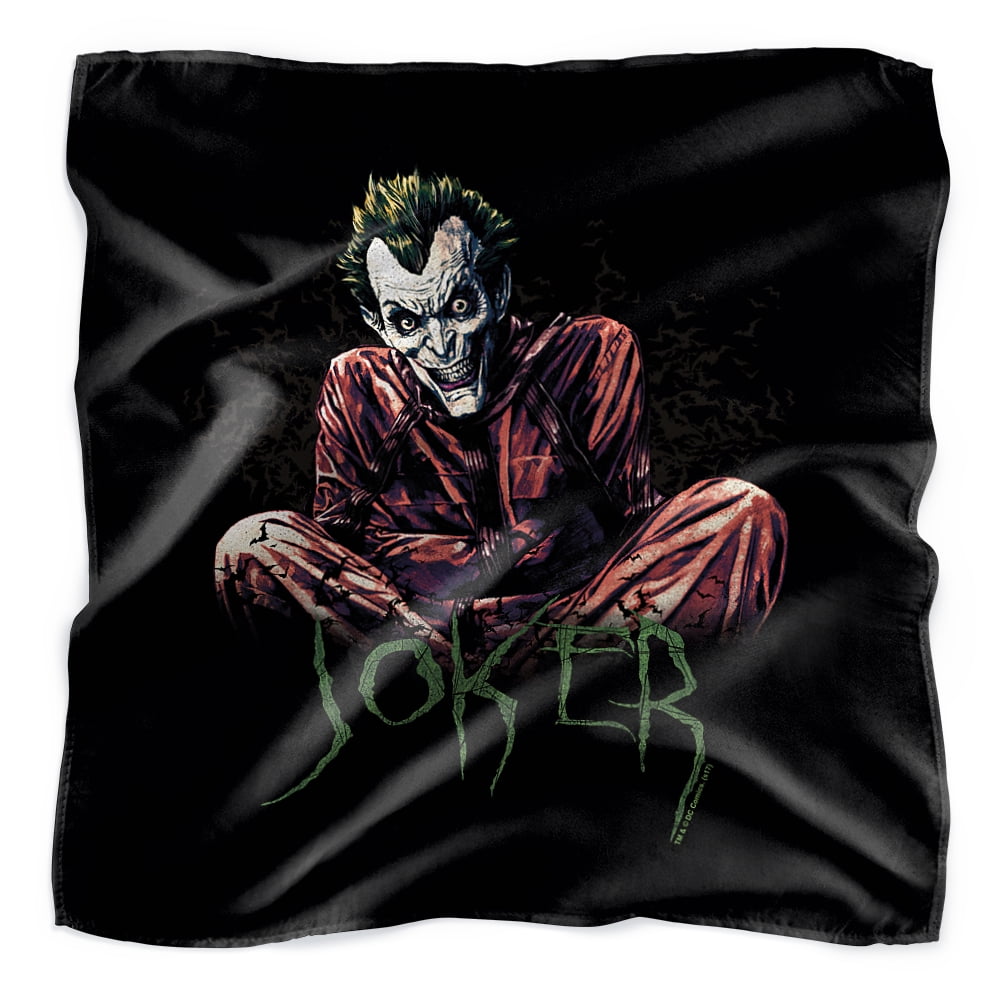 Batman The Joker Straight Jacket Bandana (21 in x 21 in) - Walmart.com
