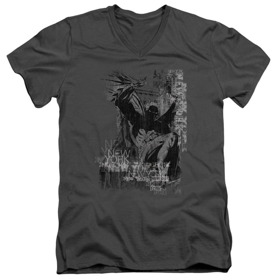 Batman - The Knight Life - Slim Fit V Neck Shirt - Medium