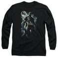 thumbnail image 1 of Batman The Knight Long Sleeve Adult 18/1 T-Shirt  Black, 1 of 1