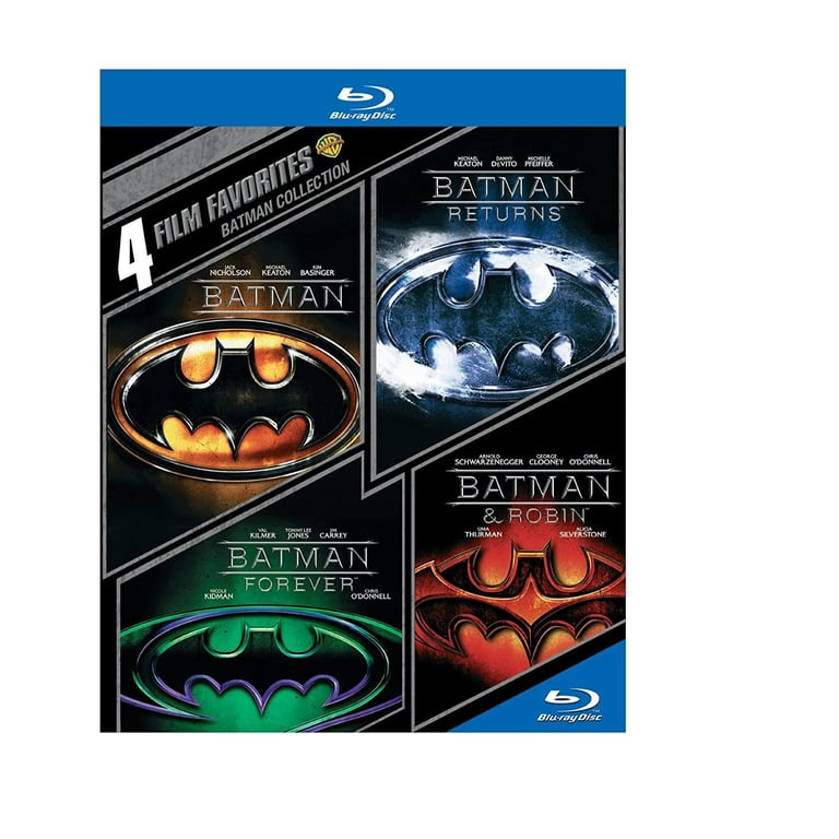 Warner Home Video: 4 Film Favorites Batman Collection - Blu-ray