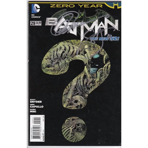 Batman The New 52 #29 Signed Snyder and Capulla NM