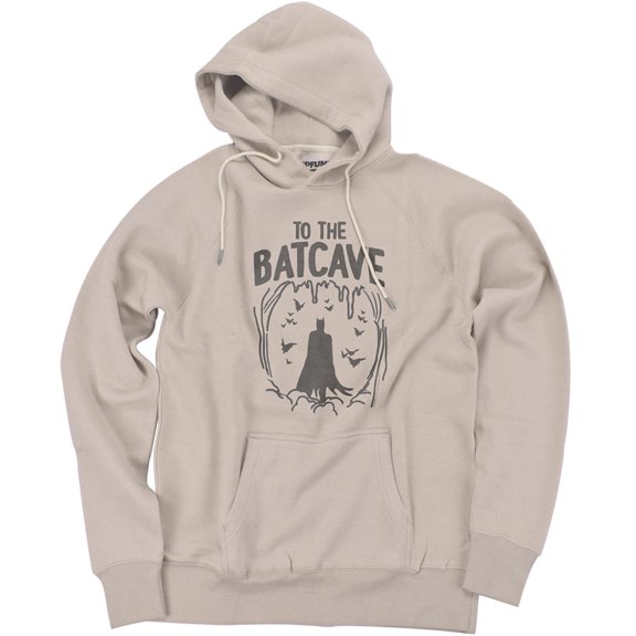 Batman The OG Man Cave Official Premium Ultrasoft Tri-Blend Hoodie (2X-Large) Sand