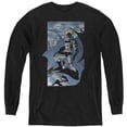 thumbnail image 1 of Batman This Is My City Kids Long Sleeve T Shirt (Large) for Youth Boys and Girls, Black, 1 of 4
