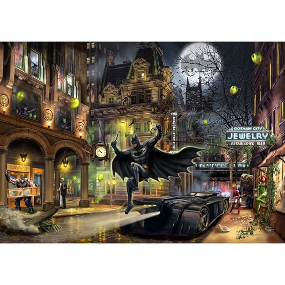 Batman Thomas Kinkade Studios (Gotham City) MightyPrint Wall Art MP24170812