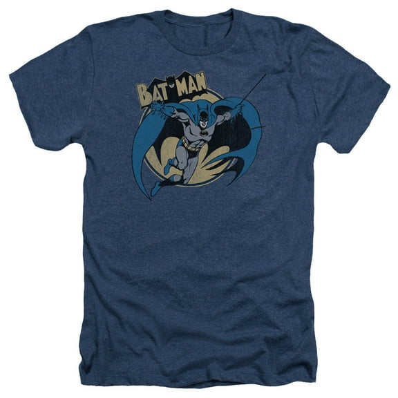 Batman - Through The Night - Heather Short Sleeve Shirt - Small