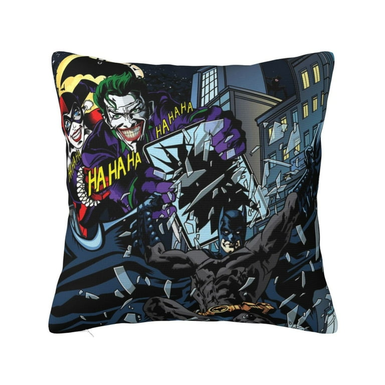 Batman Throw Pillow Cover Decoration Pillow Case Cushion Home Decor for Home Sofa Couch 20 x20
