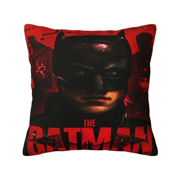 Batman Throw Pillow Cover Decoration Pillow Case Cushion for Home Sofa Couch 16"x16"