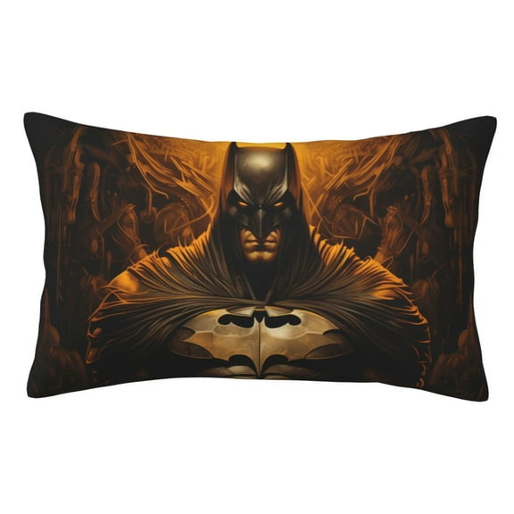 Batman Throw Pillow Covers 14"X20" Pillow Case Cushion Pillow Cover For Couch Sofa Bed Decorative