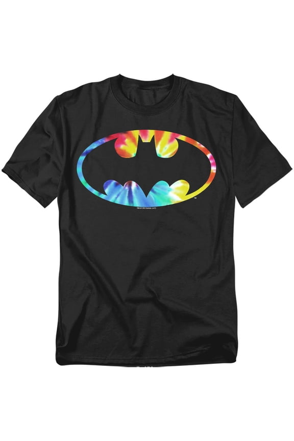T-Shirt Tie Dye Batman Logo Unisex Graphic Tee For Men & Women