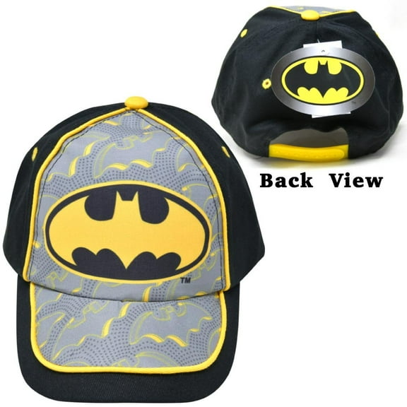 Batman Toddler Black Baseball Cap Hat