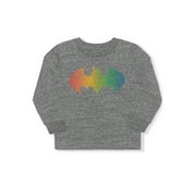 Batman Toddler Boys Long Sleeve Tee