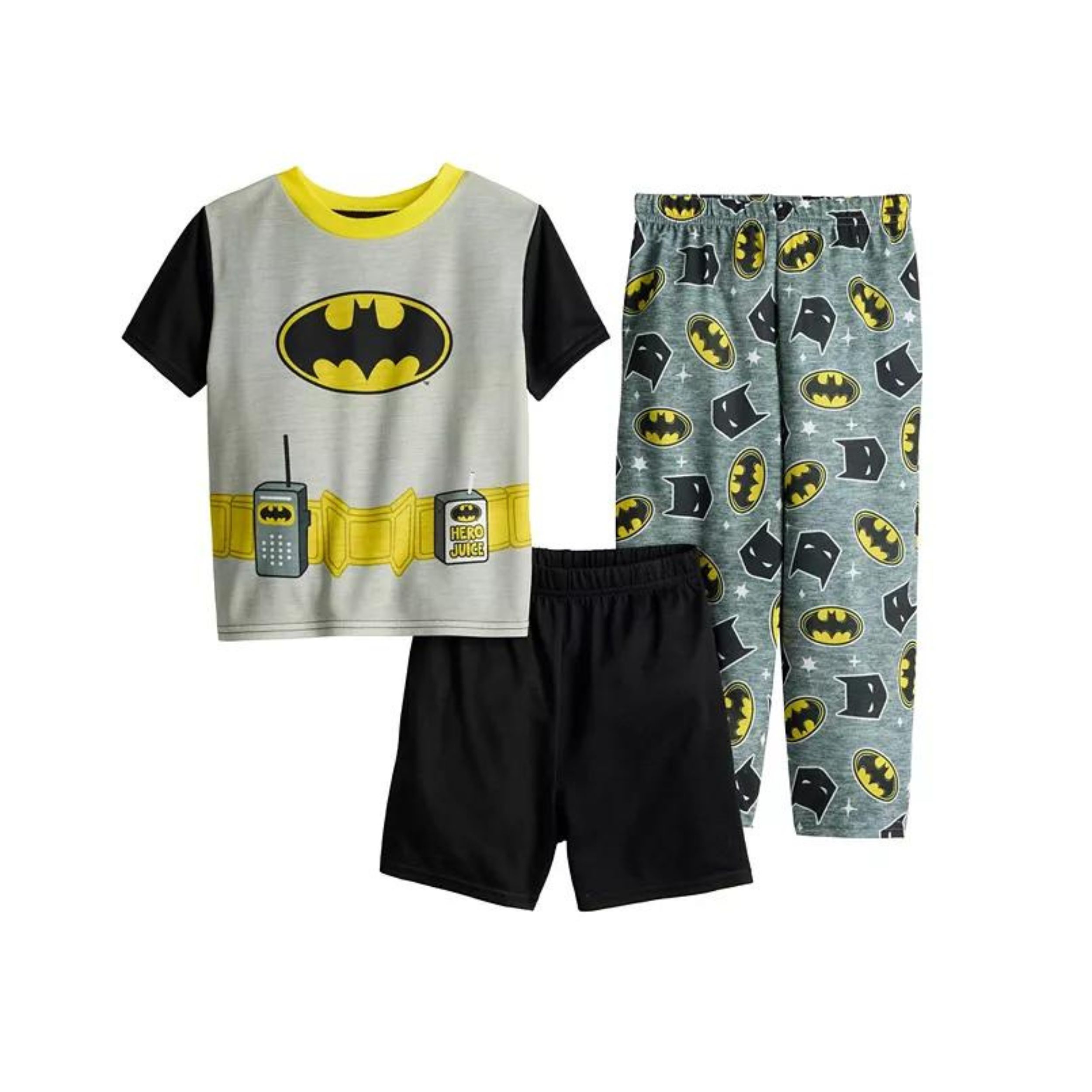 Batman Toddler Boys Pajama 3 Piece Set Size 4T - image 1 of 4