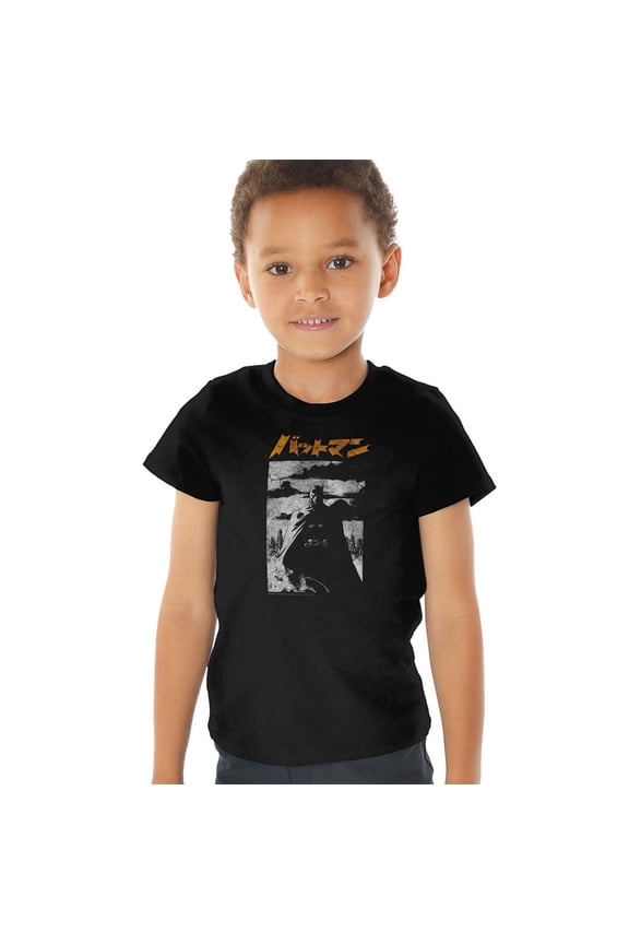 Batman Tokyo Shadows Kids T Shirt (2) for Youth Toddler Boys and Girls, Black