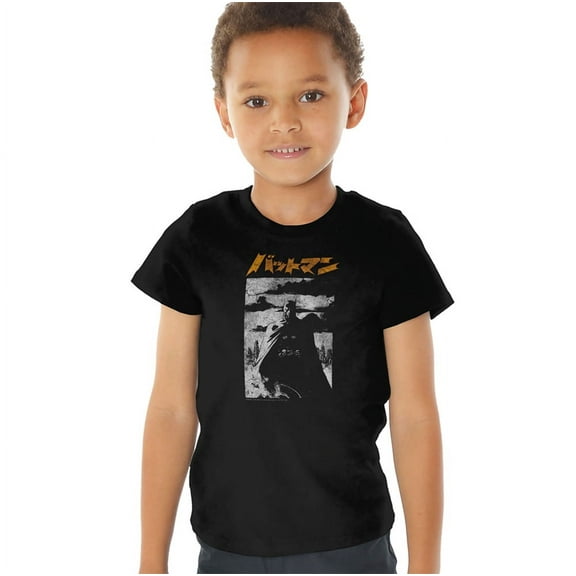 Batman Tokyo Shadows Kids T Shirt (3) for Youth Toddler Boys and Girls, Black
