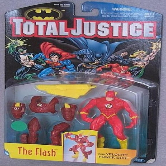 Batman Total Justice The Flash Velocity Power Suit Action Figure Kenner 1996