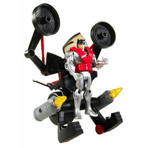 Batman Transforming Batcycle Bat Cycle Shoots Missiles