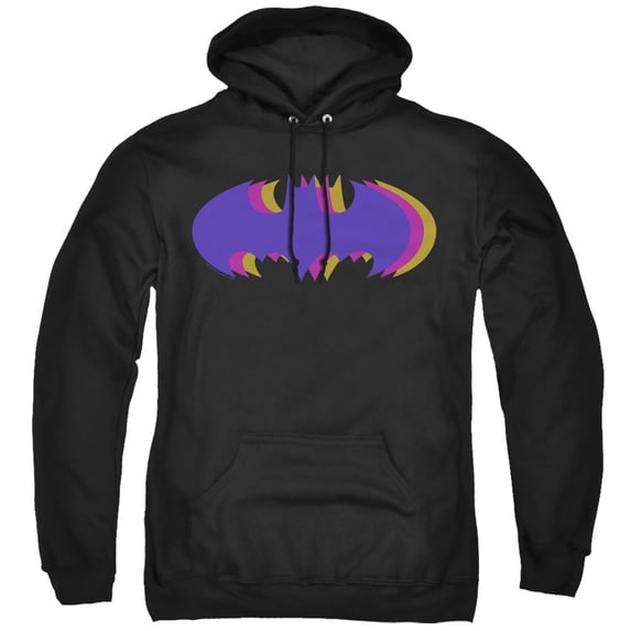 Batman - Tri Colored Symbol - Pull-Over Hoodie - Large