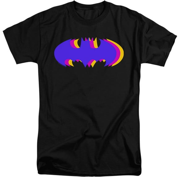 Batman - Tri Colored Symbol - Tall Fit Short Sleeve Shirt - XXX-Large