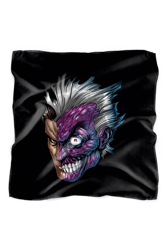 Two-Face Just Face Bandana (21 in x 21 in)