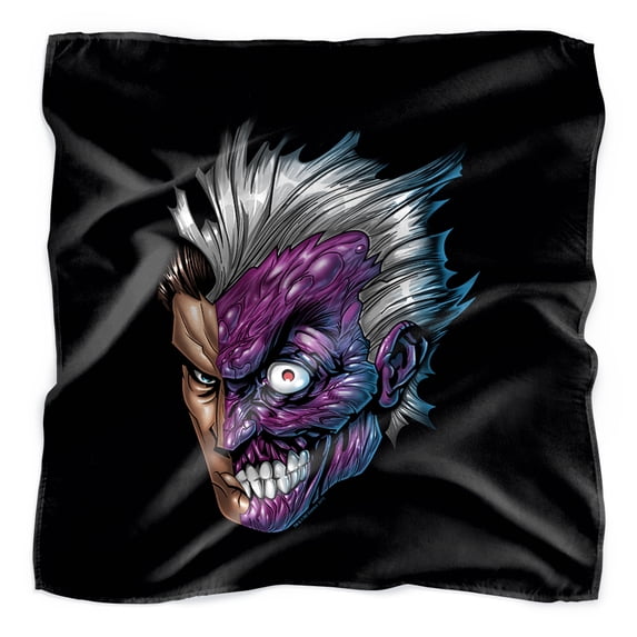 Batman Two-Face Just Face Bandana (21 in x 21 in)