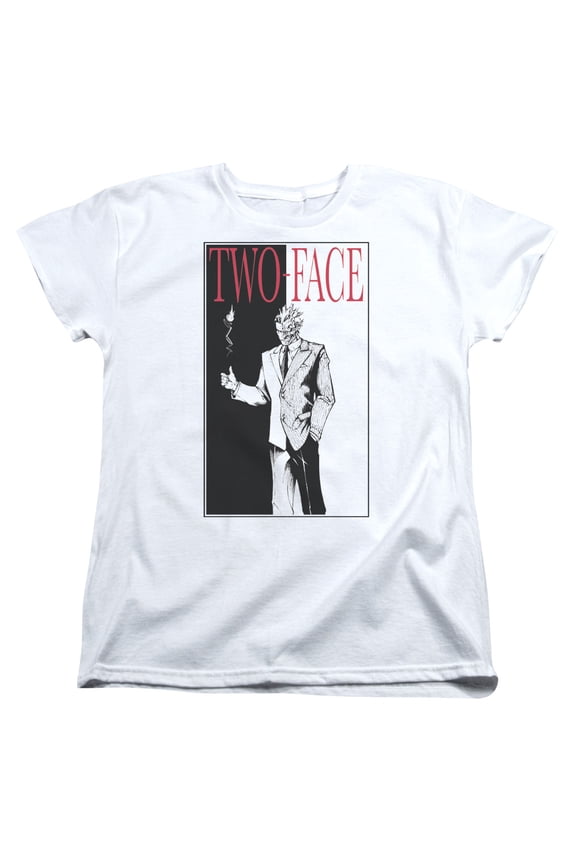 Batman - Two Face - Women's Short Sleeve Shirt - Medium