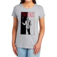 thumbnail image 1 of Batman Two Face Women's T Shirt, Athletic Heather, 2X-Large, 1 of 6