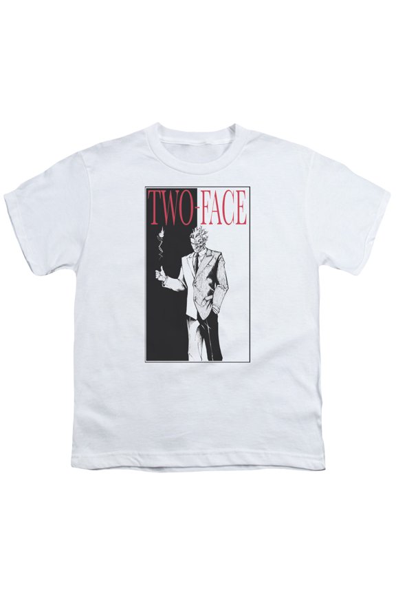 Batman - Two Face - Youth Short Sleeve Shirt - Small