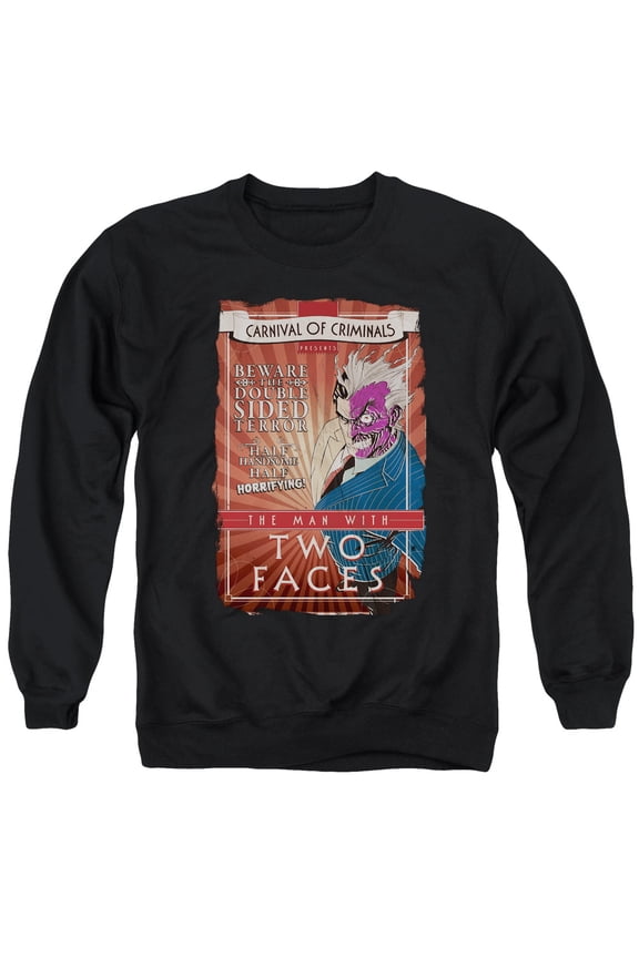Batman - Two Faces - Crewneck Sweatshirt - Large