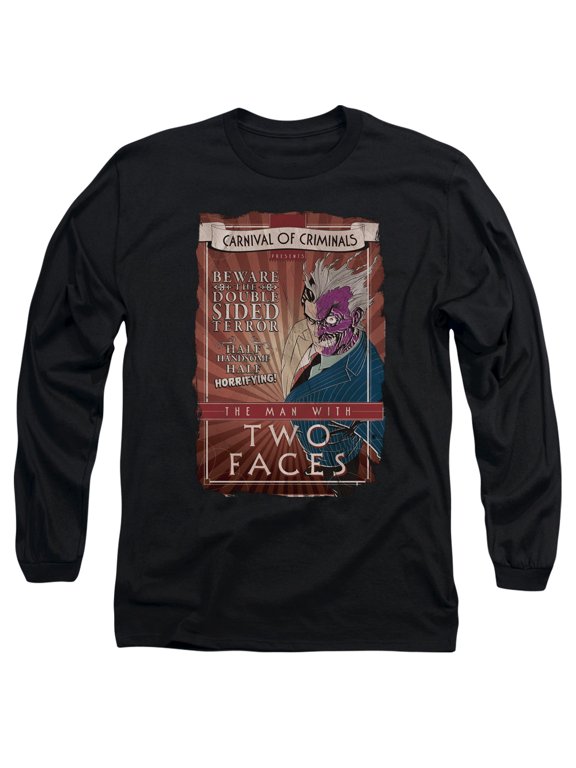 Batman - Two Faces - Long Sleeve Shirt - Large