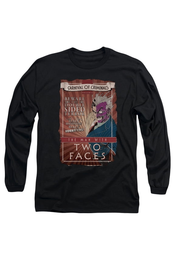 Batman - Two Faces - Long Sleeve Shirt - Small