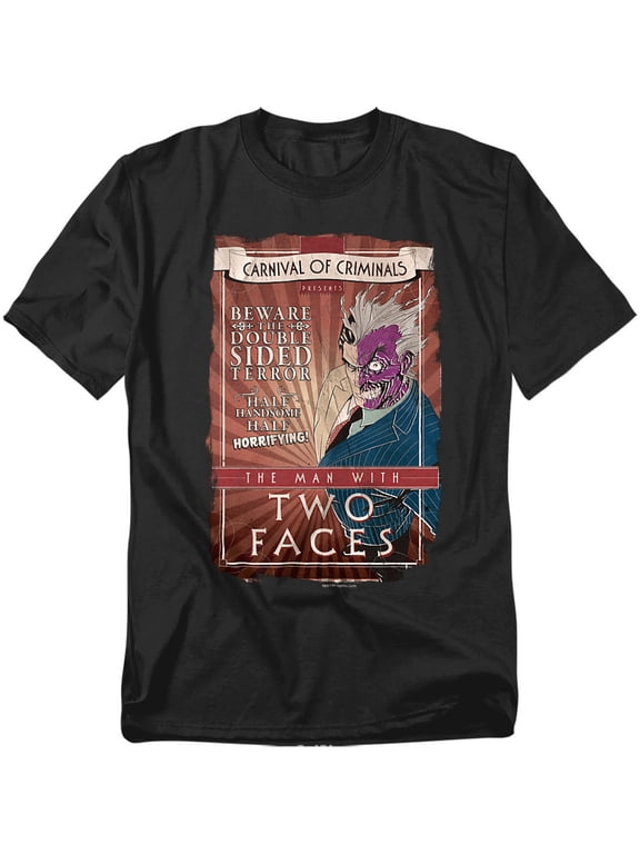 Two Faces Mens Short Sleeve Shirt