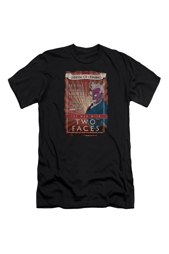 Batman - Two Faces - Premium Slim Fit Short Sleeve Shirt - Medium