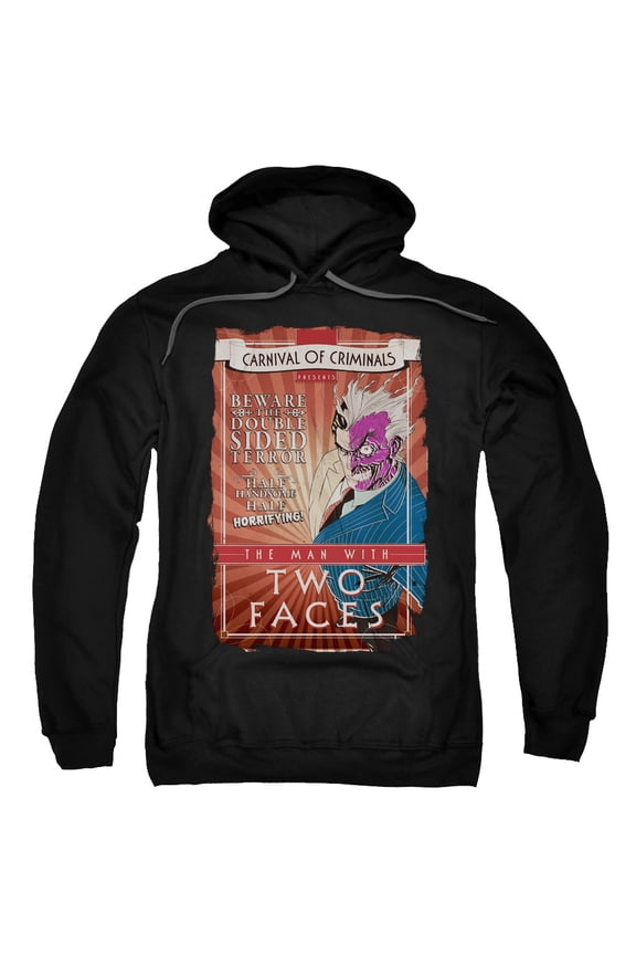 Batman - Two Faces - Pull-Over Hoodie - Large