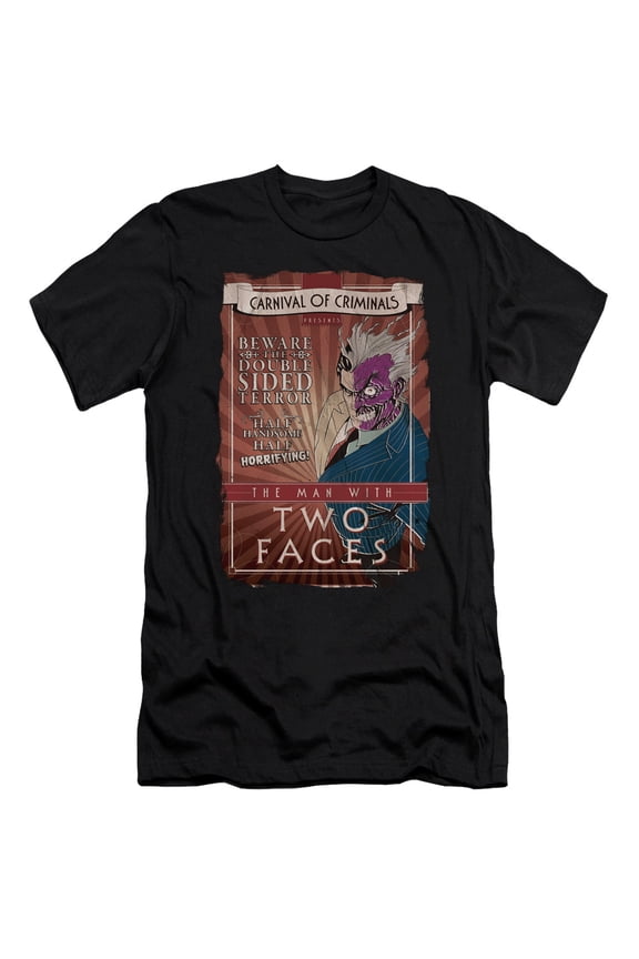 Batman - Two Faces - Slim Fit Short Sleeve Shirt - Small