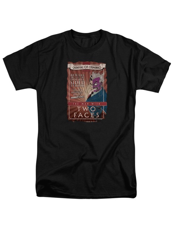 Batman - Two Faces - Tall Fit Short Sleeve Shirt - X-Large