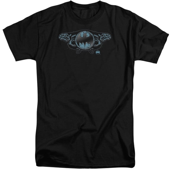 Batman - Two Gargoyles Logo - Tall Fit Short Sleeve Shirt - XX-Large