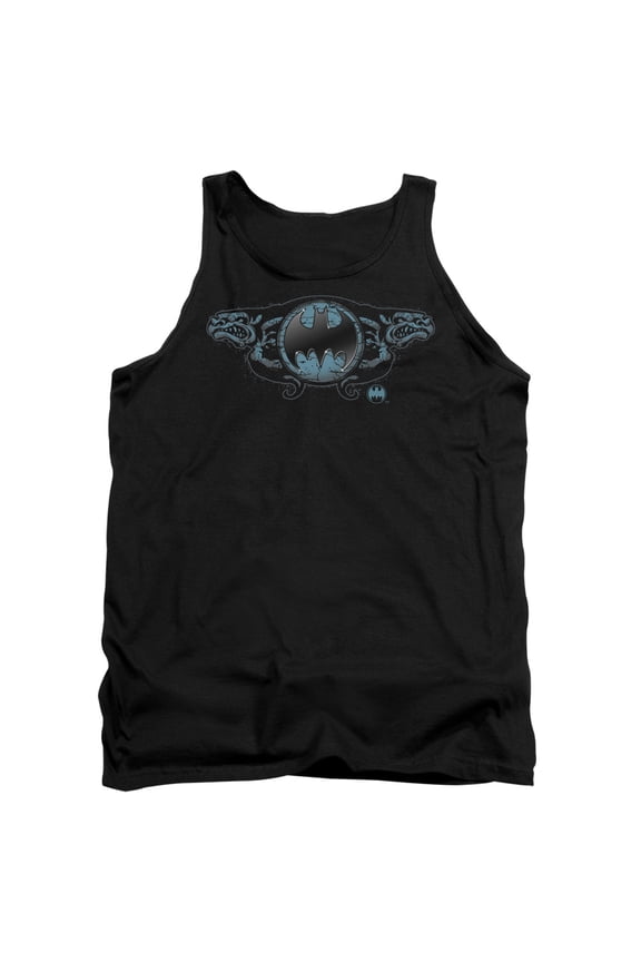 Batman - Two Gargoyles Logo - Tank Top - Large
