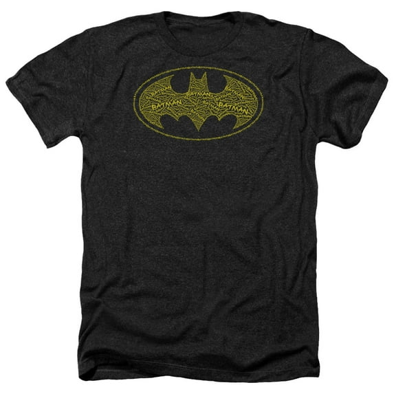 Batman - Type Logo - Heather Short Sleeve Shirt - X-Large