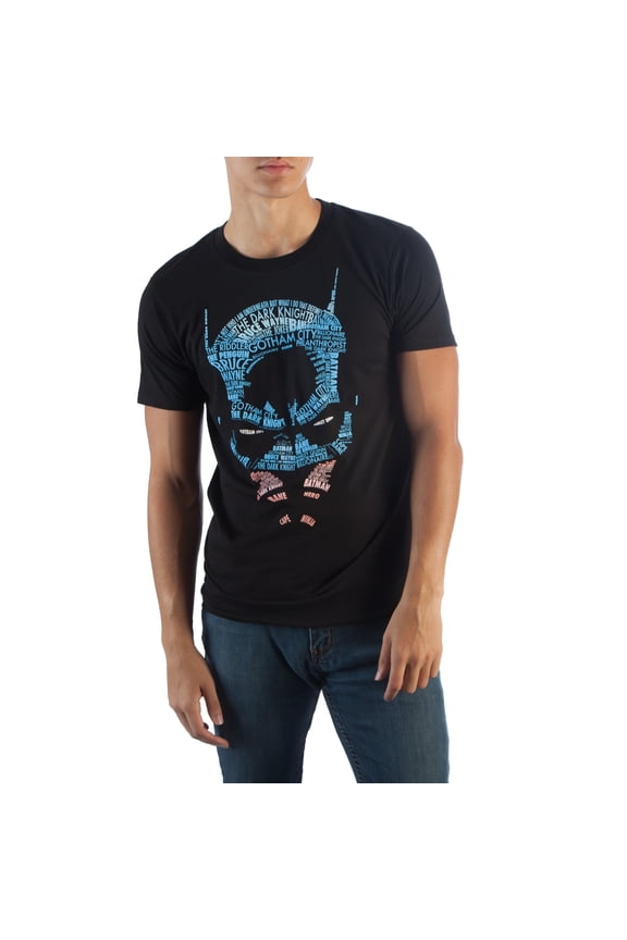 Batman Typeface Black T-Shirt-4XL