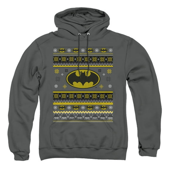Batman Ugly Christmas Logo Unisex Adult Pull-Over Hoodie
