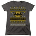 thumbnail image 1 of Batman Ugly Christmas Logo Women's T Shirt, 1 of 4