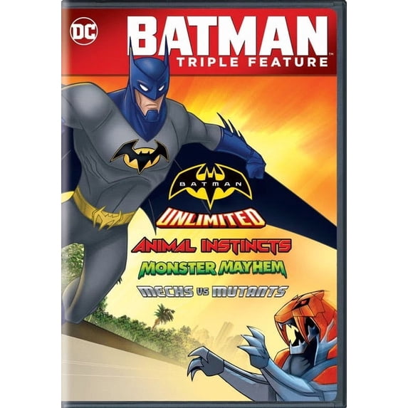 Warner Bros, DVD Triple Feature, Batman Unlimited Triple Feature ...