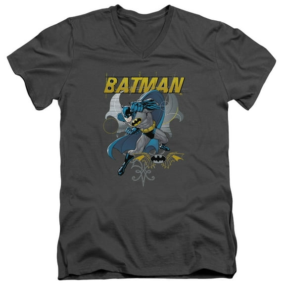 Batman - Urban Gothic - Slim Fit V Neck Shirt - Small