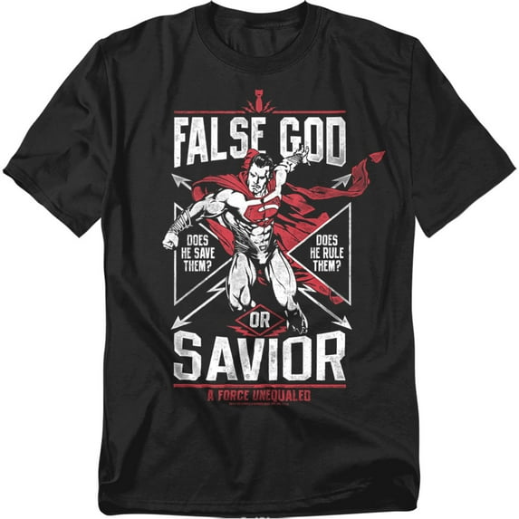 Batman V Superman False God Or Savior Unisex Adult T Shirt For Men And Women