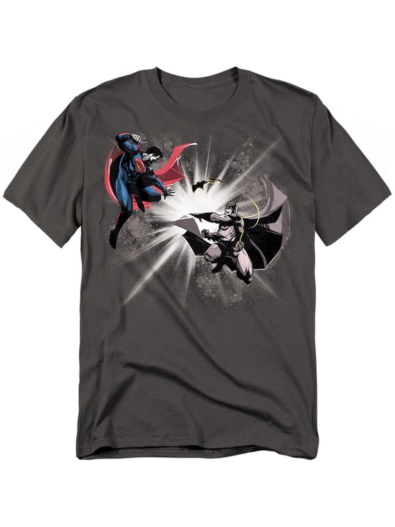 Batman V Superman Fight Burst Unisex Adult T Shirt For Men And Women