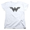 thumbnail image 1 of Batman V Superman/Folded And Distressed S/S Women's Tee White Bvs183, 1 of 2