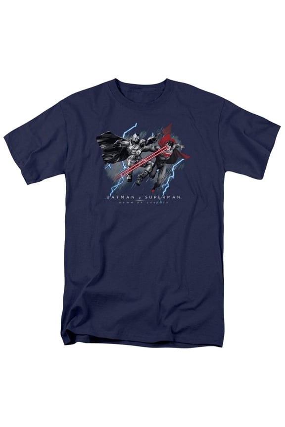 Batman V Superman Lightniing V Heat Vision Unisex Adult T Shirt For Men And Women