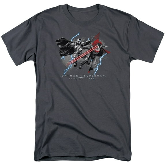 Batman V Superman Lightniing V Heat Vision Unisex Adult T Shirt For Men And Women