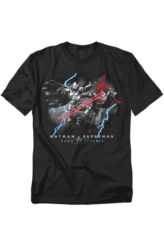 Batman V Superman Lightning V Heat Vision Unisex Adult T Shirt For Men And Women