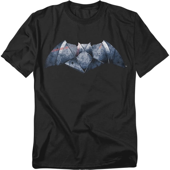 Batman V Superman Plated Bat Logo Unisex Adult T Shirt For Men And Women